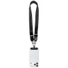 Karl Lagerfeld universalus dirželis Tether Patch Choupette Metal Logo, juodas, KF002656
