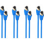 shiverpeaks BASIC-S Cat8.1 F/FTP tinklo kabelis RJ45, 1,5 m, mėlynas, LSZH