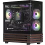 Thermaltake LCGS View 170WS stalinis kompiuteris, juodas/medžio, Windows 11 Home