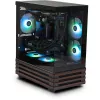 Thermaltake LCGS View 170WS stalinis kompiuteris, juodas/medžio, Windows 11 Home