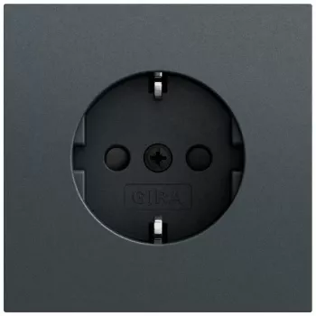 Gira System 70 SCHUKO lizdas SP, antracito spalvos, 445373