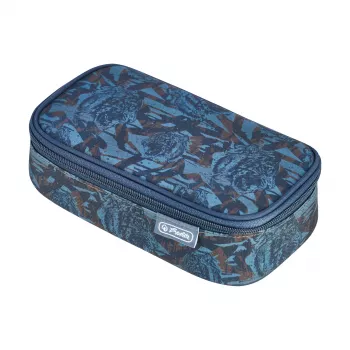 herlitz be.bag beatBox pieštukų dėklas Camo Tiger, poliesteris, XXL užtrauktuku pagrindinis skyrius