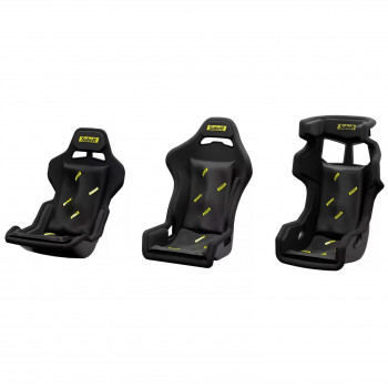 Sabelt Sim Foam Pro Kit atlošo pagalvėlė, formą išlaikanti, ergonomiška, 40x65 cm, juoda