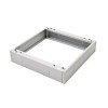 Alantec pagrindas 19 colių lauko spintoms, plotis 600 x gylis 600 mm x aukštis 100 mm, pilkos spalvos