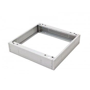 Alantec pagrindas 19 colių lauko spintoms, plotis 600 x gylis 600 mm x aukštis 100 mm, pilkos spalvos