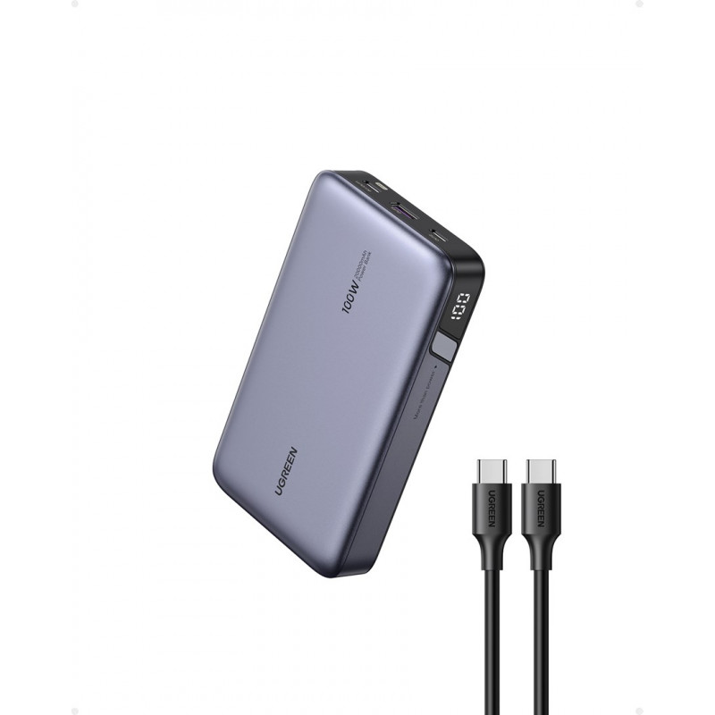 Ugreen PB720 nešiojamas įkroviklis 20000 mAh, pilkas