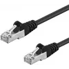 Wirewin Cat5e U/FTP komutacinis kabelis, 15 m, juodas