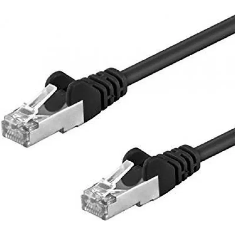 Wirewin Cat5e U/FTP komutacinis kabelis, 15 m, juodas