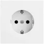 GIRA 418872 SCHUKO lizdas System 70, grynas baltas