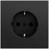 GIRA 418874 SCHUKO lizdas System 70 juodas