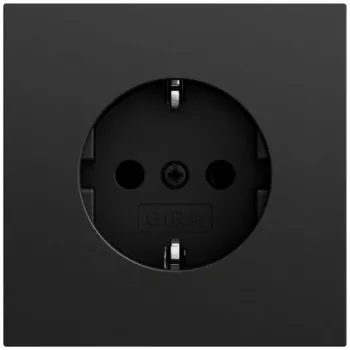 GIRA 418874 SCHUKO lizdas System 70 juodas