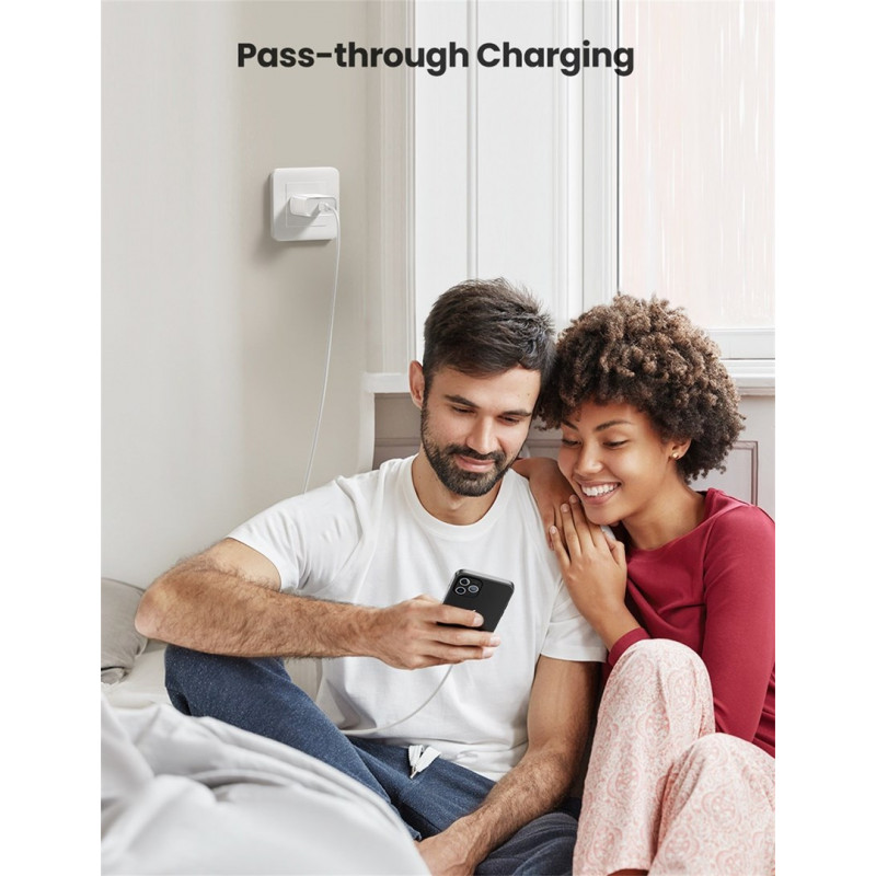Ugreen CD137 USB-C sieninis įkroviklis, 1x USB-C, 3 A (57370)