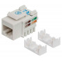 Intellinet 210355 Keystone modulis RJ45 UTP Cat5e, Punch-Down, baltas