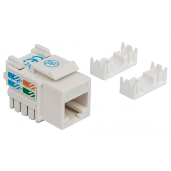 Intellinet 210355 Keystone modulis RJ45 UTP Cat5e, Punch-Down, baltas