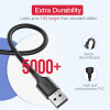 Ugreen USB kabelis USB-A į Micro-USB, 0.5 m, juodas
