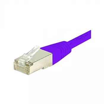 Exertis Connect „Snagless“ Cat6 S/FTP komutacinis kabelis RJ45, 10 m, violetinės spalvos