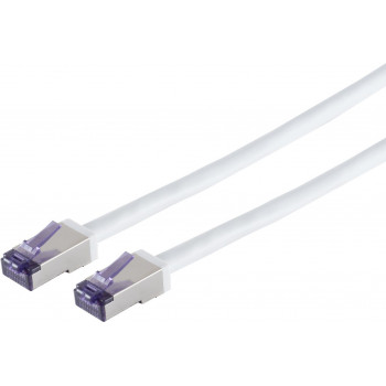 Shiverpeaks Cat6a S/FTP Flex tinklo kabelis RJ45, 7,5 m, Baltas