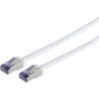 Shiverpeaks Cat6a S/FTP Flex tinklo kabelis RJ45, 7,5 m, Baltas
