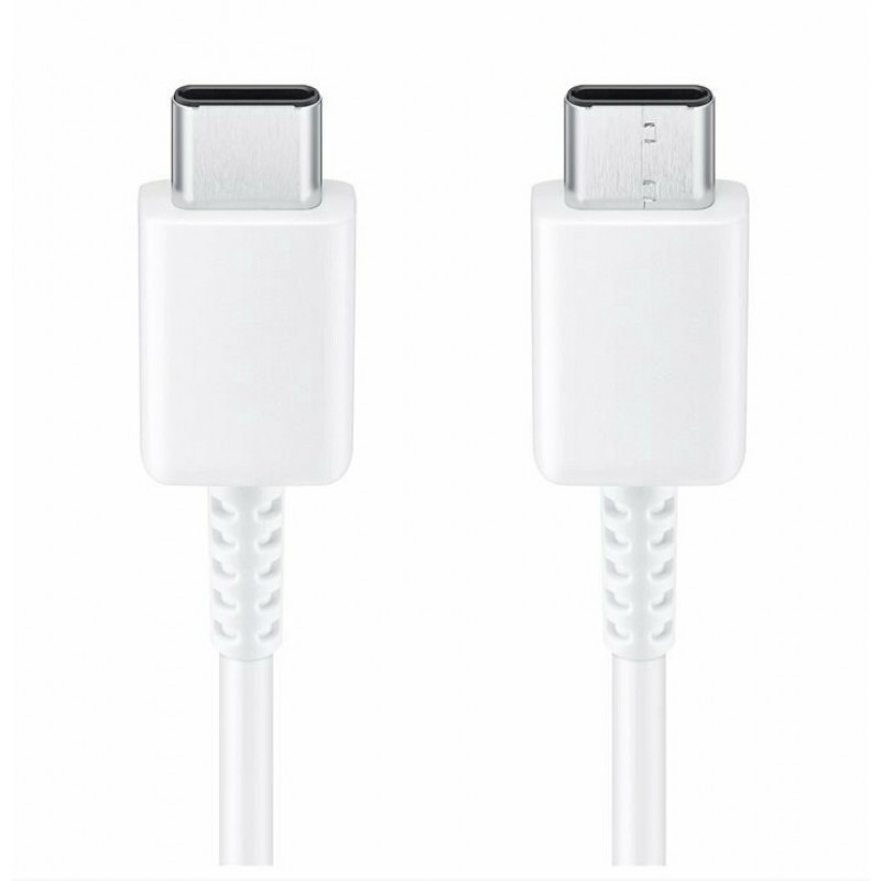 Samsung kelioninis adapteris TA800 su USB-C į USB-C kabeliu, baltas