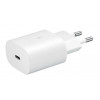 Samsung kelioninis adapteris TA800 su USB-C į USB-C kabeliu, baltas