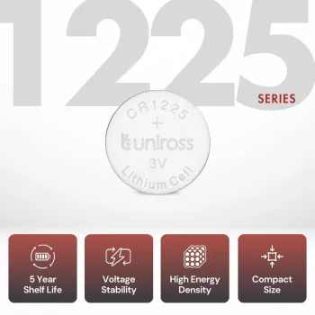 Uniross Batteries ličio elementas CR1225 3V - SP5 bendrosios paskirties baterija