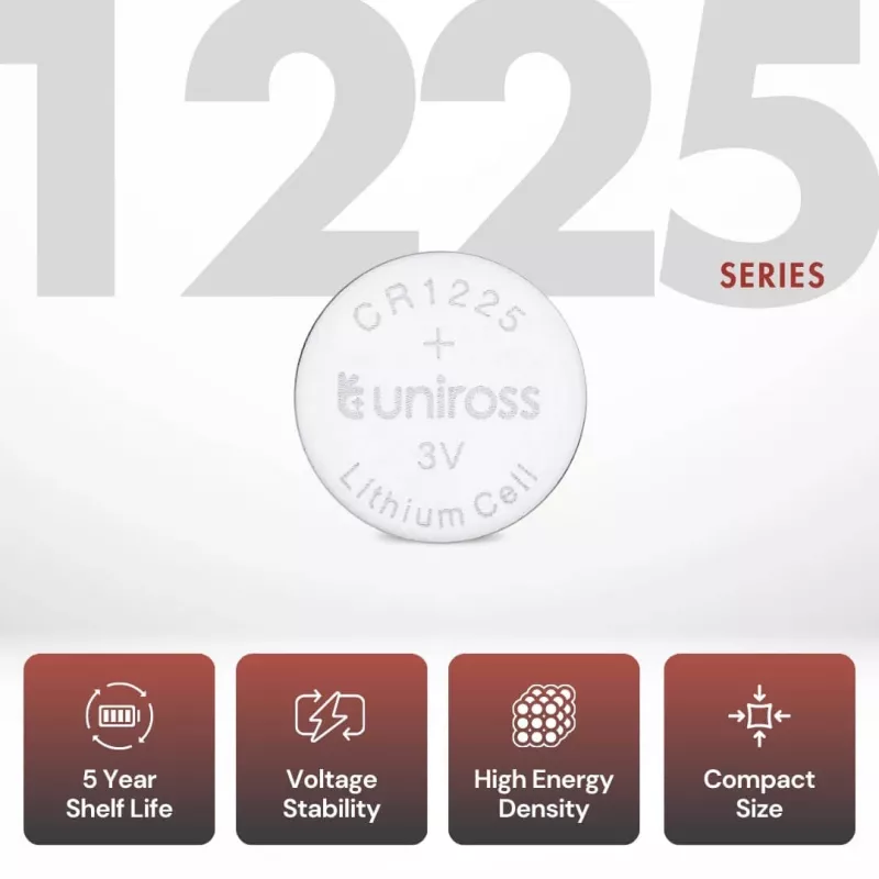 Uniross Batteries ličio elementas CR1225 3V - SP5 bendrosios paskirties baterija