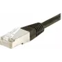 Exertis Connect Snagless Cat6 S/FTP komutacinis kabelis RJ45, 10 m, juodas