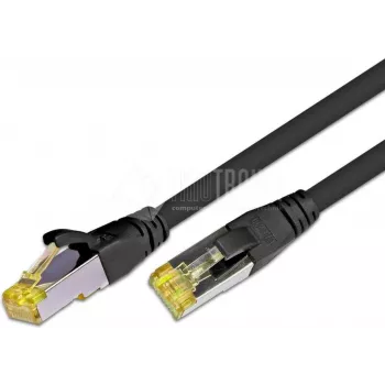 Tinklo komutacinis kabelis Wirewin Cat6a S/FTP, 2 m, juodas