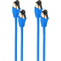 shiverpeaks BASIC-S Cat8.1 F/FTP (PiMF) tinklo kabelis RJ45, 1,5 m, mėlynas, LSZH