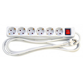 Mercodan 6 lizdų Schuko elektros skirstytuvas (503800010)