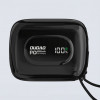 Dudao K32 nešiojamas įkroviklis (išorinis akumuliatorius) 22.5W, 10000 mAh, su įmontuotais USB-C/Lightning kabeliais, juodas