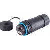 S/CONN RJ45 tinklo kabelių jungtis (lizdas–lizdas), Cat6, IP68, trumpoji versija, lauko (08-01048)