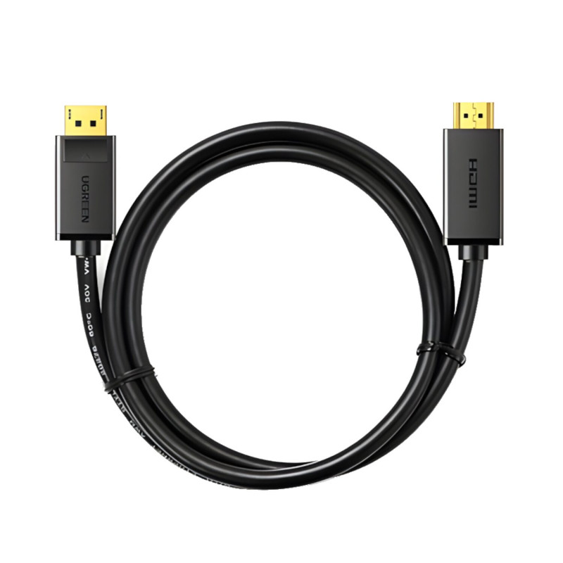 Ugreen DisplayPort į HDMI kabelis, 3 m, 4K, juodas