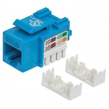 Intellinet 210546 Keystone modulis RJ45 UTP Cat5e, spaudžiamasis, mėlynas