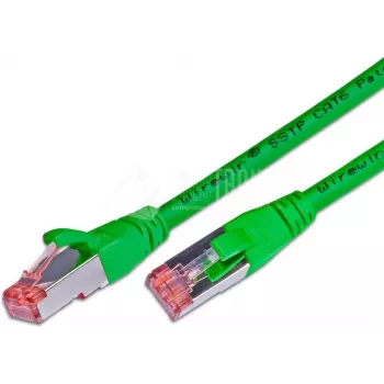 Wirewin Cat6 S/FTP komutacinis kabelis, 1,5 m, žalias