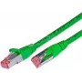 Wirewin Cat6 S/FTP komutacinis kabelis, 1,5 m, žalias