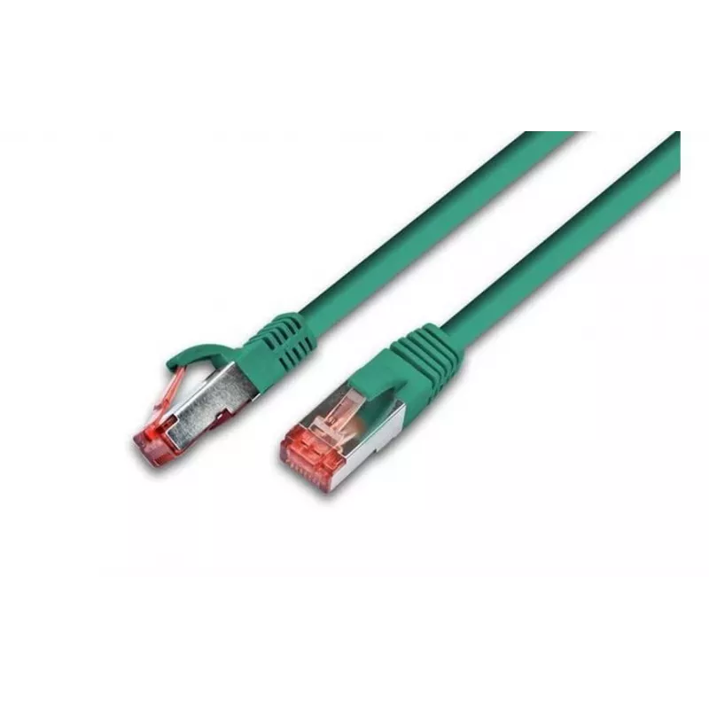 Wirewin Cat6 S/FTP komutacinis kabelis, 1,5 m, žalias