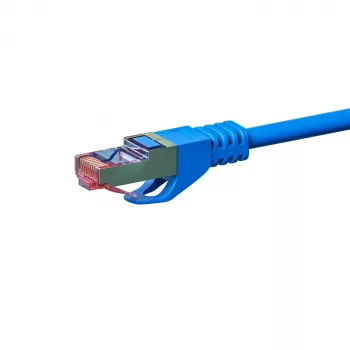 DSIT Cat6 S/FTP komutacinis kabelis, 5 m, mėlynas, LSZH