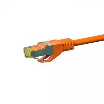 DSIT Cat7 S/FTP komutacinis kabelis RJ45, 1,5 m, oranžinis