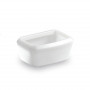 Stefanplast Second mažas vandens indelis 0,3L (Gulliver 1-2-3) 12x8x5,4cm baltas