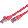 Wirewin Cat6 S/FTP komutacinis kabelis, 0,5 m, raudonas