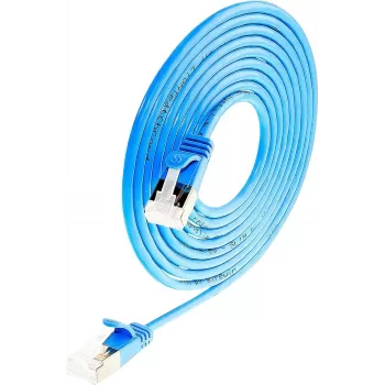 Wirewin Slim Cat6a U/FTP komutacinis kabelis RJ45, 0,25 m, mėlynas