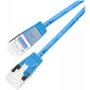 Wirewin Slim Cat6a U/FTP komutacinis kabelis RJ45, 0,25 m, mėlynas
