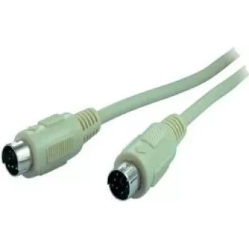 shiverpeaks BS78107-2 PS/2 kabelis, 1,8 m, 6-p Mini-DIN, pilkas