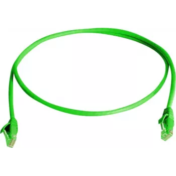 Telegärtner Cat6 U/UTP komutacinis kabelis, 0,5 m, žalias