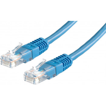 Secomp Cat6 U/UTP komutacinis kabelis RJ45, 5 m, mėlynas