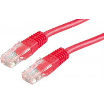 Secomp Cat6 U/UTP komutacinis kabelis RJ45, 0,5 m, raudonas