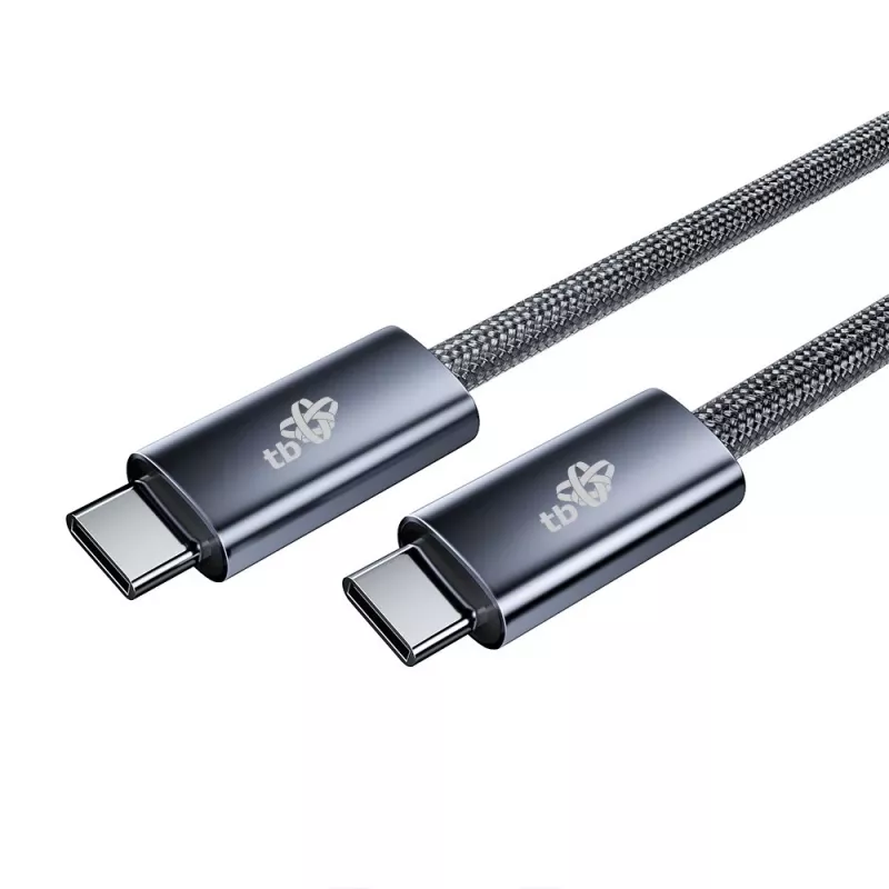 TB pintas USB 3.2 Gen 1 kabelis USB-C – USB-C, 1 m, 100 W, juodas