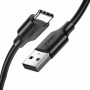 Ugreen US287 USB 2.0 kabelis USB-A į USB-C, 0,5 m, juodas