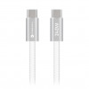 Forcell USB laidas USB-C į USB-C, 2 m, 240 W, baltas